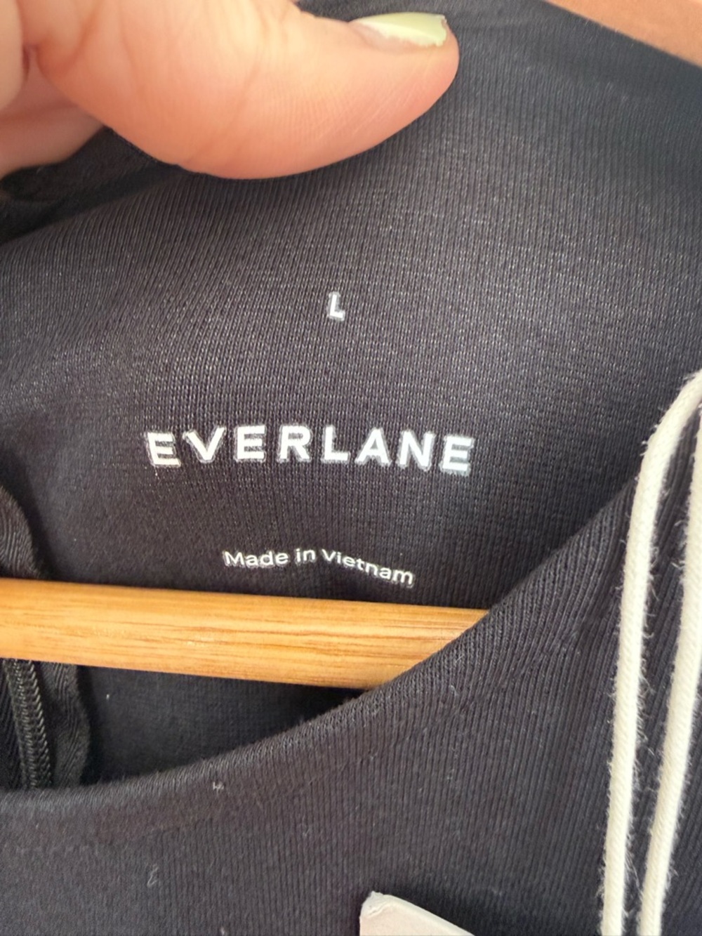 NWT Everlane The Dream ‘90s Shift Dress LBD Mini Sleeveless Stretchy Size L - Picture 10 of 13